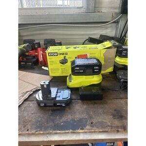 RYOBI ONE+ 18V Lithium-Ion Starter Kit w/ 2.0Ah & 4.0Ah Batteries + Charger (D)